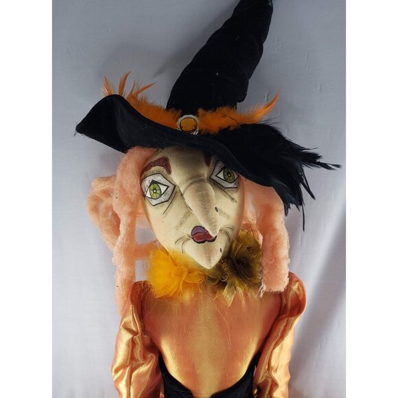 Gathered Traditions Lucille Witch Halloween Joe Spencer HTF Vintage - Picture 2 of 12
